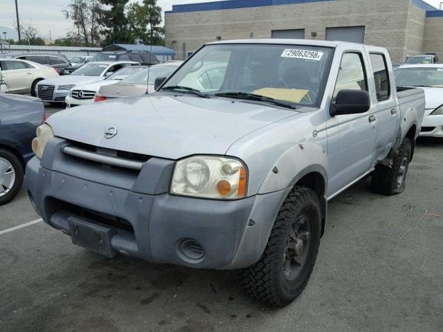 1N6ED27T12C363704 - 2002 NISSAN FRONTIER C SILVER photo 2