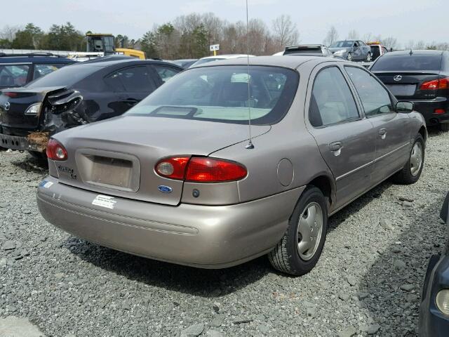 1FALP66L9TK117331 - 1996 FORD CONTOUR LX GOLD photo 4