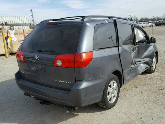 5TDZK23C78S215533 - 2008 TOYOTA SIENNA CE GRAY photo 4