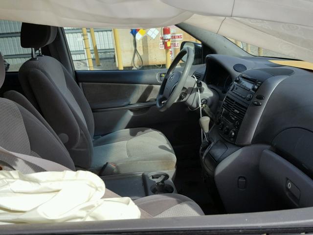 5TDZK23C78S215533 - 2008 TOYOTA SIENNA CE GRAY photo 5