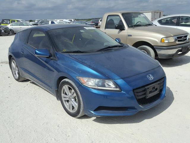 JHMZF1C40CS004938 - 2012 HONDA CR-Z BLUE photo 1