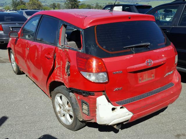 2T1KY38E23C111615 - 2003 TOYOTA COROLLA MA RED photo 3