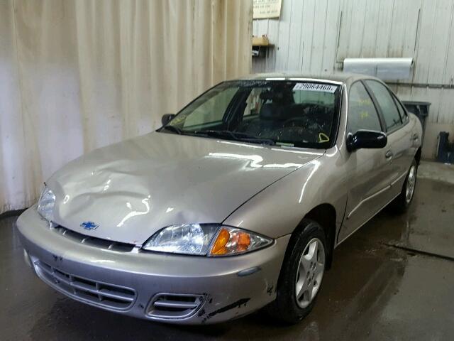 1G1JC524327216985 - 2002 CHEVROLET CAVALIER B TAN photo 2