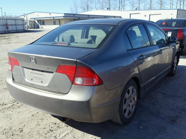 1HGFA15566L040982 - 2006 HONDA CIVIC LX CHARCOAL photo 4