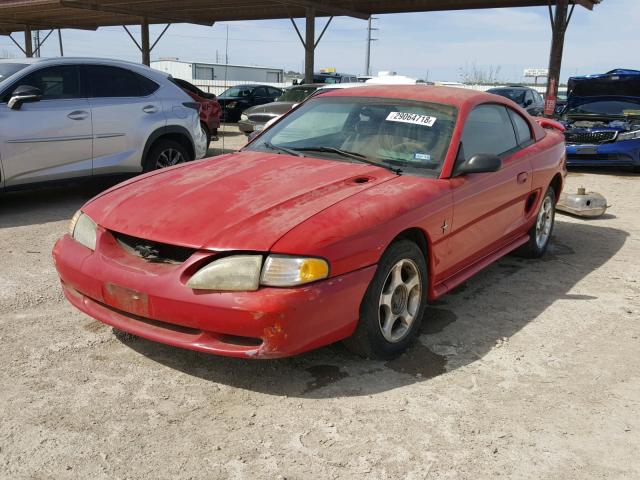 1FALP404XTF215623 - 1996 FORD MUSTANG RED photo 2