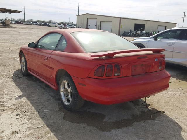 1FALP404XTF215623 - 1996 FORD MUSTANG RED photo 3