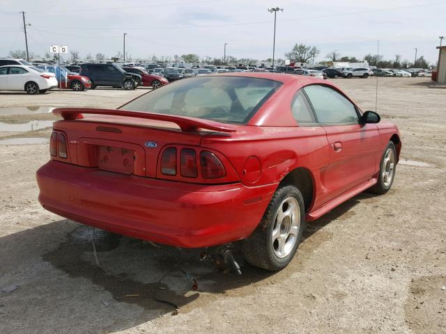 1FALP404XTF215623 - 1996 FORD MUSTANG RED photo 4