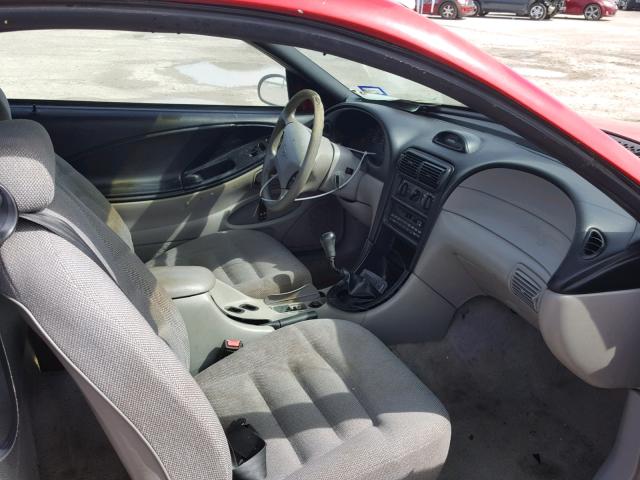 1FALP404XTF215623 - 1996 FORD MUSTANG RED photo 5