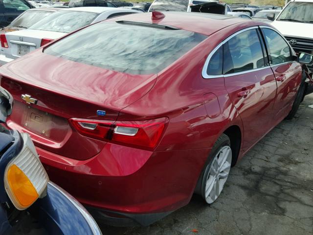 1G1ZJ5SU3GF321046 - 2016 CHEVROLET MALIBU HYB RED photo 4