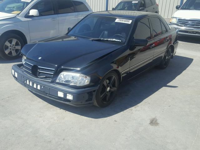 WDBHA22EXSF311261 - 1995 MERCEDES-BENZ C 220 BLACK photo 2