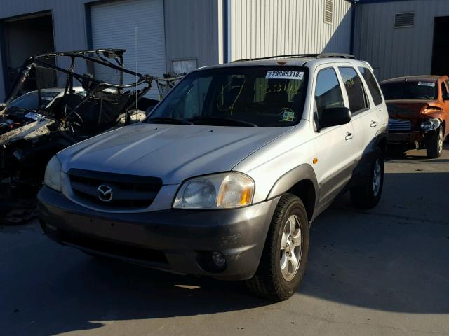 4F2CZ06133KM17639 - 2003 MAZDA TRIBUTE ES SILVER photo 2