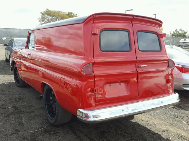 4C145H167173 - 1964 CHEVROLET PANELTRUCK RED photo 3