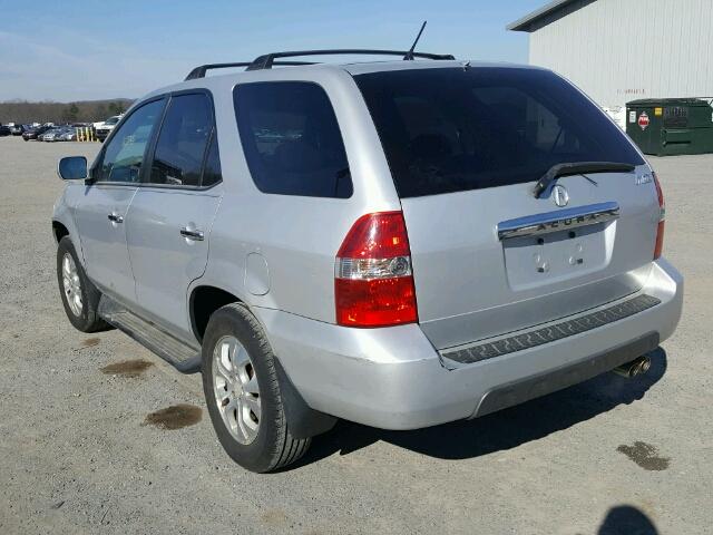 2HNYD18203H540865 - 2003 ACURA MDX SILVER photo 3