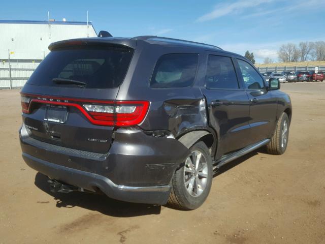 1C4RDJDG2GC424569 - 2016 DODGE DURANGO LI GRAY photo 4