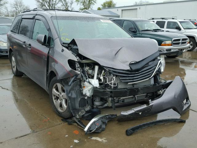 5TDKK3DC5BS133281 - 2011 TOYOTA SIENNA LE GRAY photo 1