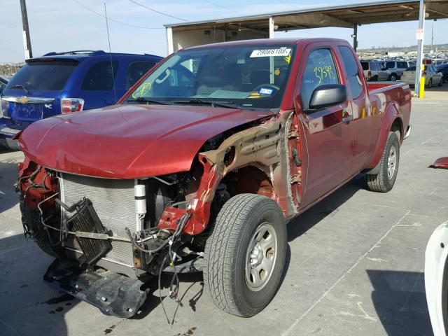 1N6BD0CT9FN764537 - 2015 NISSAN FRONTIER S BURGUNDY photo 2