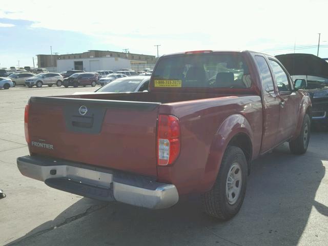 1N6BD0CT9FN764537 - 2015 NISSAN FRONTIER S BURGUNDY photo 4