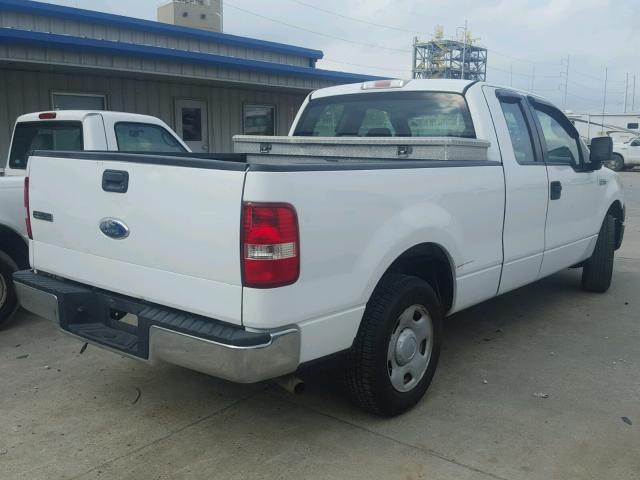 1FTRX12W18FA79049 - 2008 FORD F150 WHITE photo 4