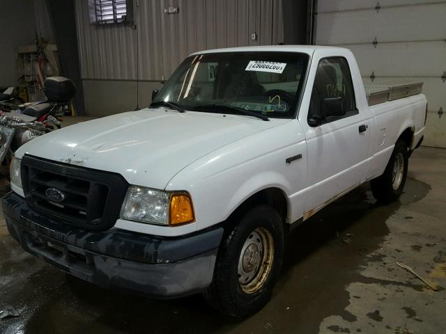 1FTYR10D25PA59275 - 2005 FORD RANGER WHITE photo 2