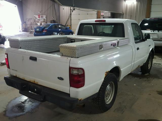 1FTYR10D25PA59275 - 2005 FORD RANGER WHITE photo 4