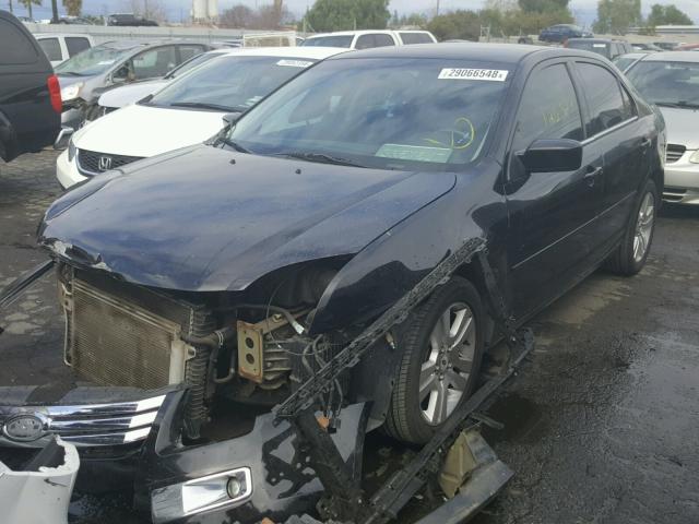 3FAFP08146R115587 - 2006 FORD FUSION SEL BLACK photo 2