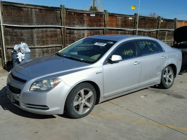 1G1ZF575X9F226098 - 2009 CHEVROLET MALIBU HYB SILVER photo 2