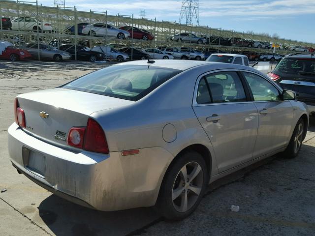 1G1ZF575X9F226098 - 2009 CHEVROLET MALIBU HYB SILVER photo 4