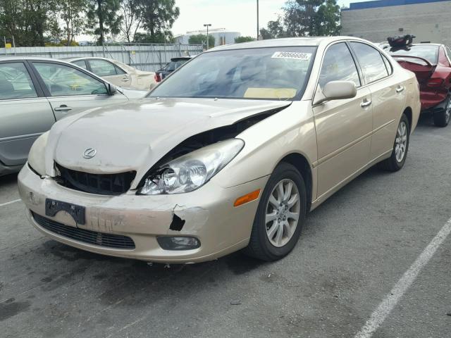 JTHBA30G245025509 - 2004 LEXUS ES 330 GOLD photo 2