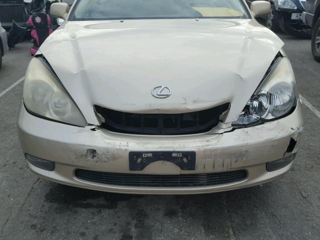 JTHBA30G245025509 - 2004 LEXUS ES 330 GOLD photo 9