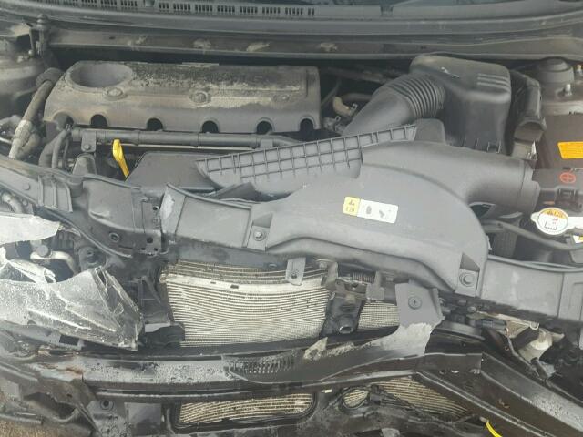 KNAFU5A29D5687898 - 2013 KIA FORTE EX GRAY photo 7