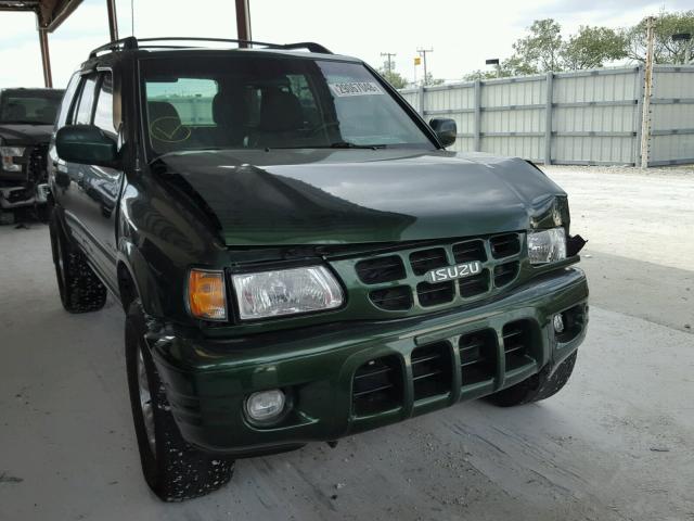 4S2CK58W524330312 - 2002 ISUZU RODEO S GREEN photo 1