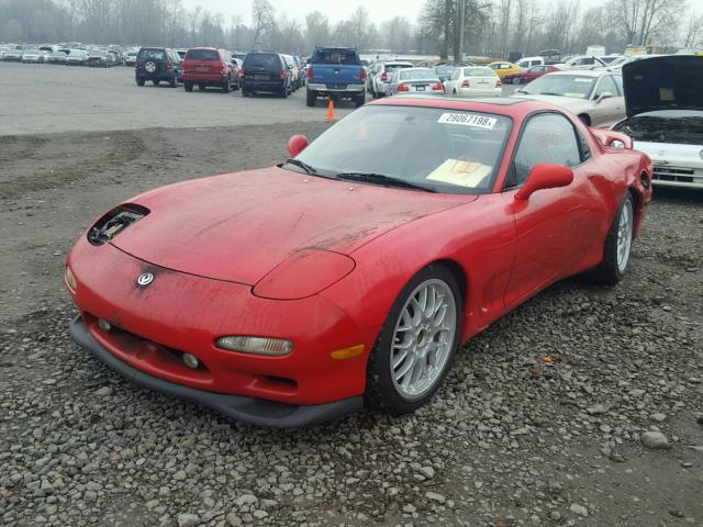 JM1FD3335R0300524 - 1994 MAZDA RX7 RED photo 2