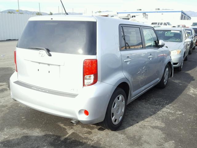 JTLZE4FE2B1137669 - 2011 TOYOTA SCION XB SILVER photo 4