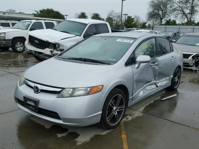 1HGFA46557L000409 - 2007 HONDA CIVIC GX SILVER photo 2