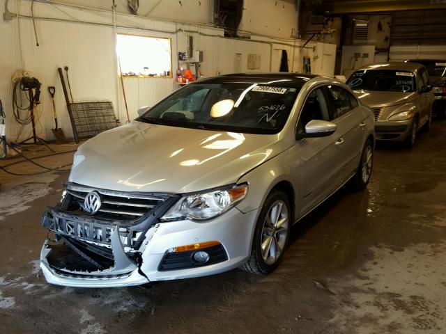 WVWHN7AN5AE531626 - 2010 VOLKSWAGEN CC LUXURY SILVER photo 2