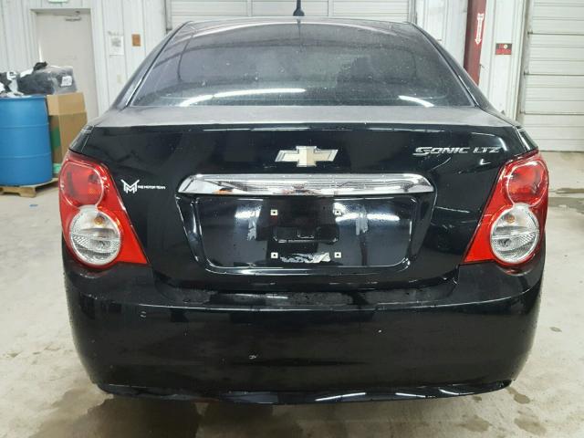 1G1JE5SH1C4146693 - 2012 CHEVROLET SONIC LTZ BLACK photo 9