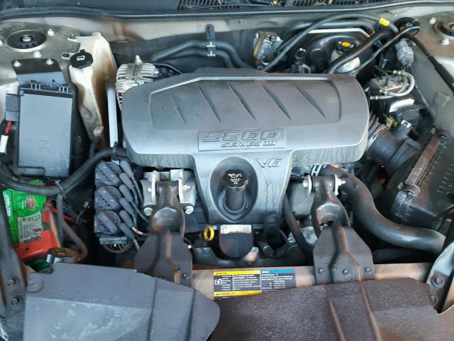 2G4WD582571229950 - 2007 BUICK LACROSSE C GOLD photo 7