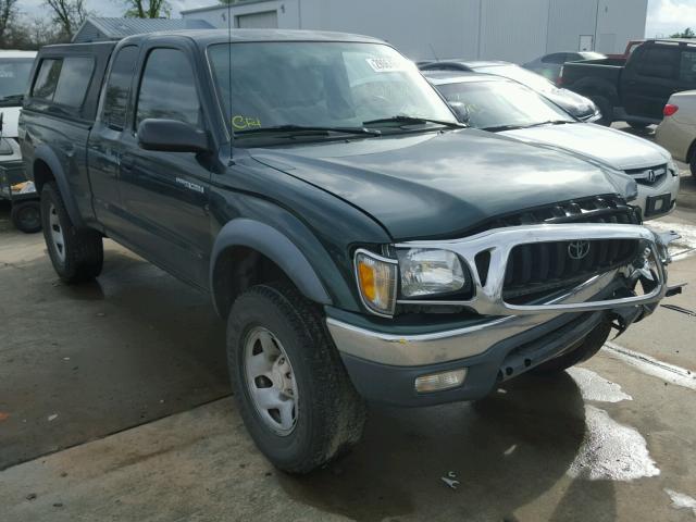 5TESM92N71Z727907 - 2001 TOYOTA TACOMA XTR GREEN photo 1