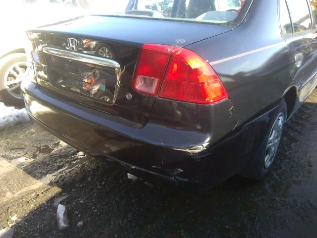 1HGES16501L061195 - 2001 HONDA CIVIC LX 黑色 照片 9