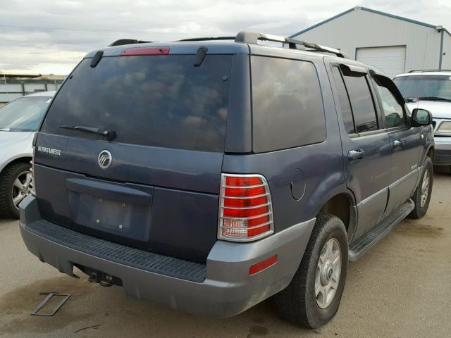 4M2ZU66E22UJ11995 - 2002 MERCURY MOUNTAINEE BLUE photo 4