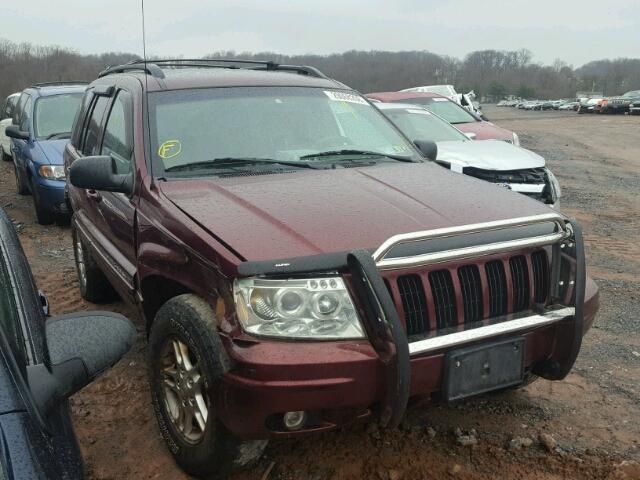 1J4GW58S4YC155185 - 2000 JEEP GRAND CHER BURGUNDY photo 1