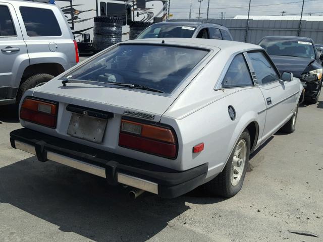 JN1HZ06S4BX193915 - 1981 DATSUN 280ZX 2+2 SILVER photo 4