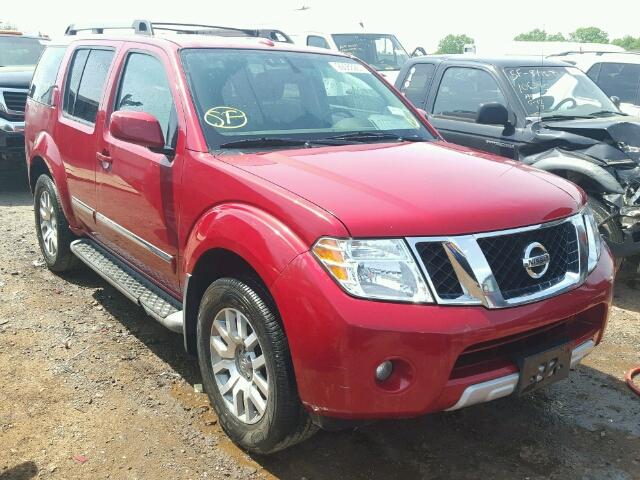 5N1AR1NB2CC621877 - 2012 NISSAN PATHFINDER RED photo 1