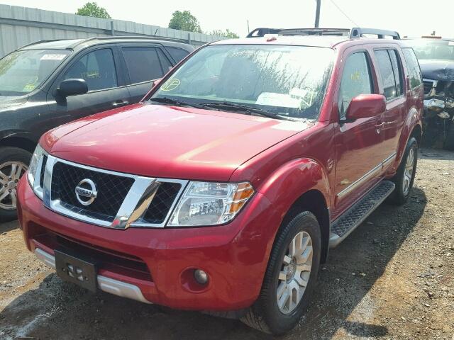 5N1AR1NB2CC621877 - 2012 NISSAN PATHFINDER RED photo 2