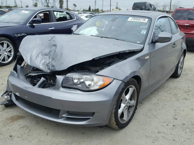 WBAUP7C50BVP21113 - 2011 BMW 128 I SILVER photo 2