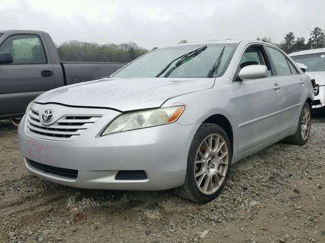 4T1BE46K07U094633 - 2007 TOYOTA CAMRY NEW SILVER photo 2