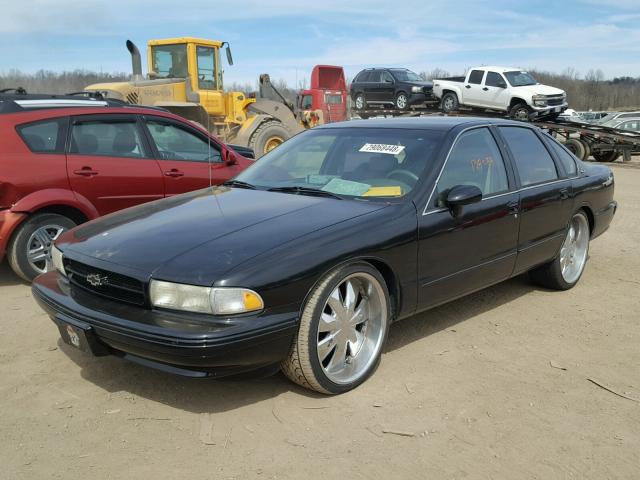 1G1BN52PXRR189906 - 1994 CHEVROLET CAPRICE CL 黑色 照片 2