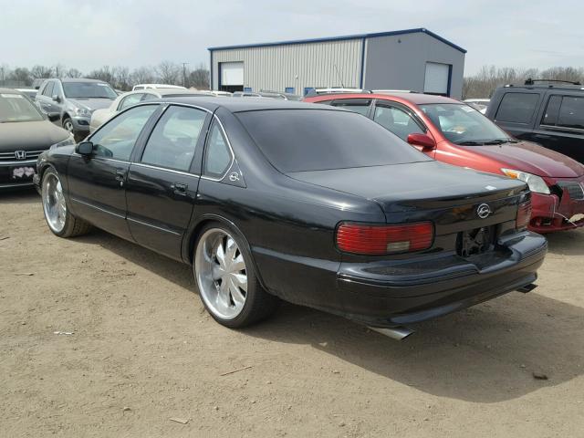1G1BN52PXRR189906 - 1994 CHEVROLET CAPRICE CL 黑色 照片 3