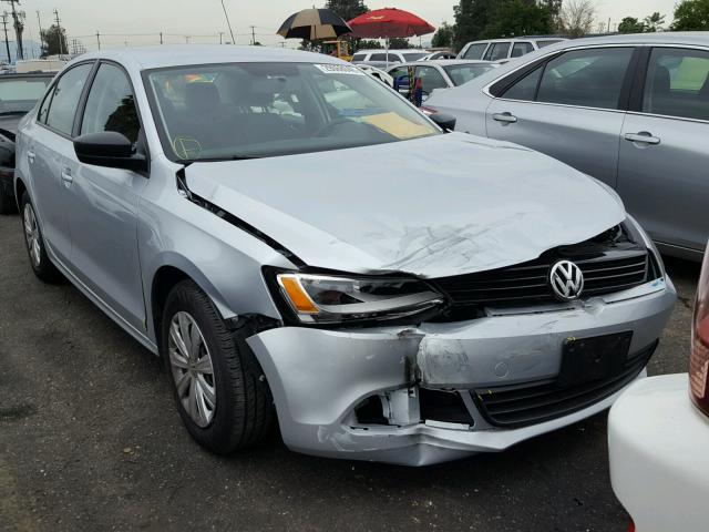 3VW2K7AJ8EM257721 - 2014 VOLKSWAGEN JETTA BASE 银色 照片 1