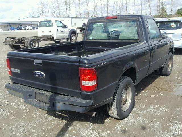 1FTYR10D66PA61628 - 2006 FORD RANGER BLACK photo 4